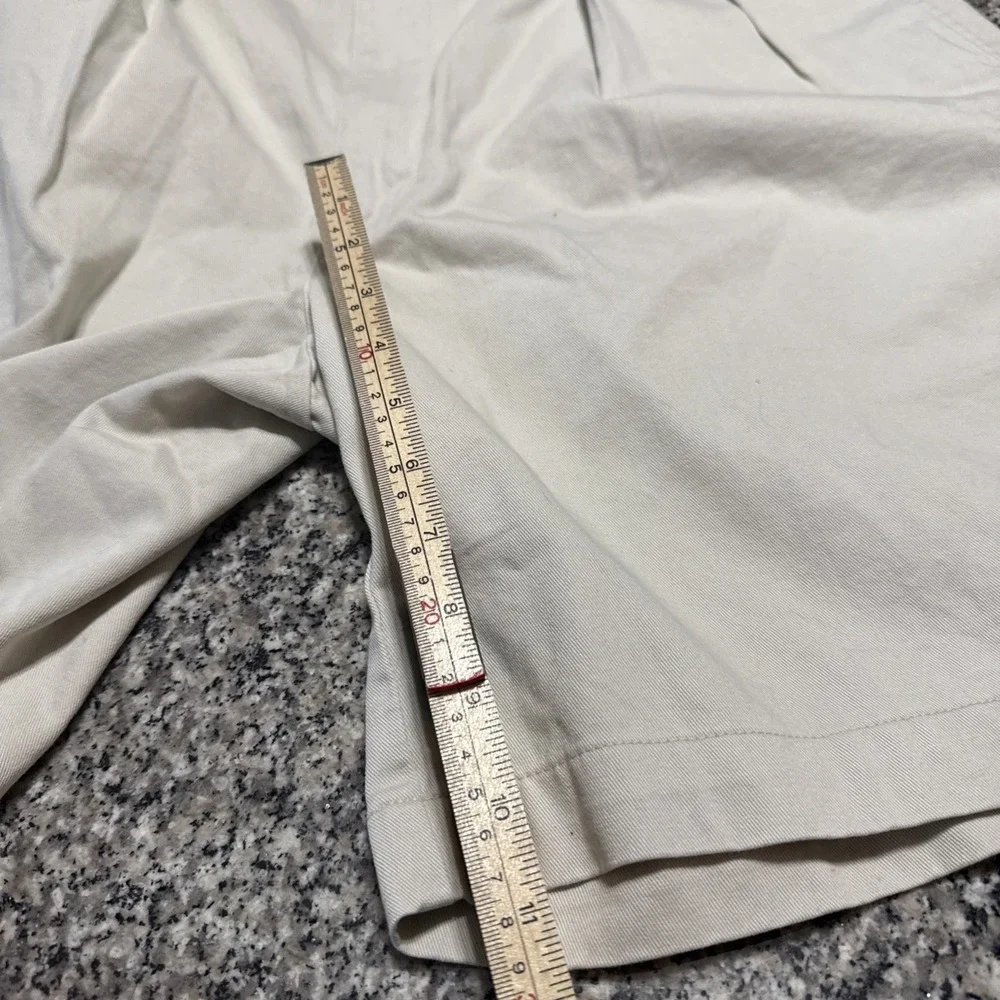 Polo‎ Ralph Lauren Men's Tyler Khaki Beige Pleated Chino Shorts, Size 36
